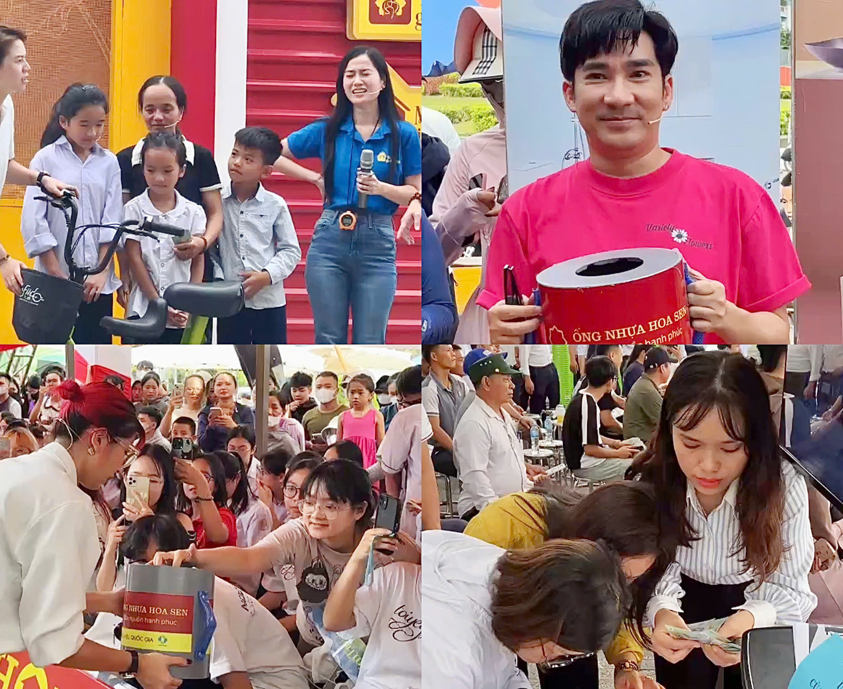 Người dân Thanh Hóa ủng hộ các nhân vật tại Mái ấm gia đình Việt. Khép lại ngày ghi hình đầu tiên, chương trình đã trao hơn 600 triệu đồng cho 6 nhân vật. 