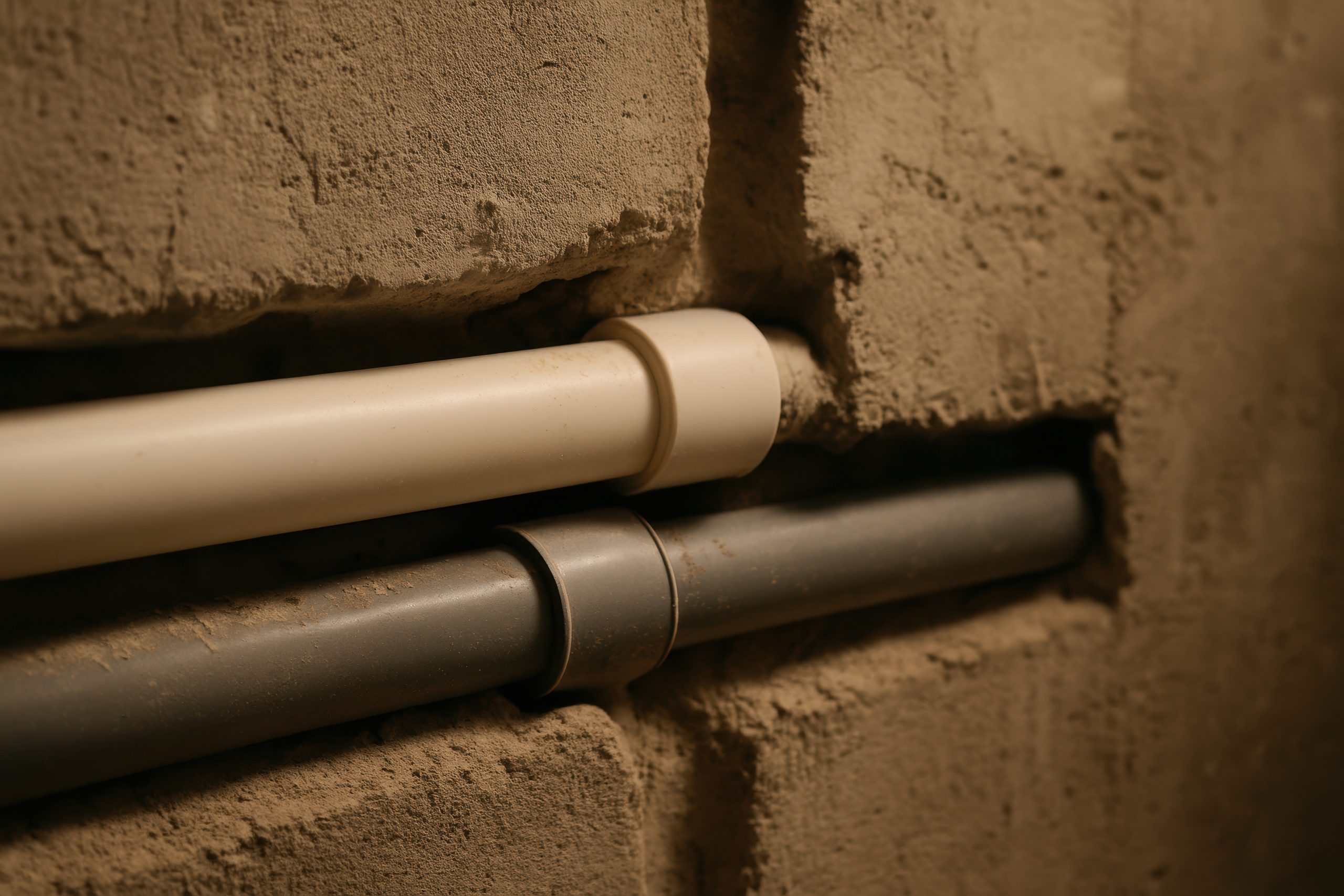 Đường ống âm tường, chôn sàn dành cho nhà phố có yêu cầu cao hơn so với ống nhựa cho nhà cấp 4 hoặc biệt thự