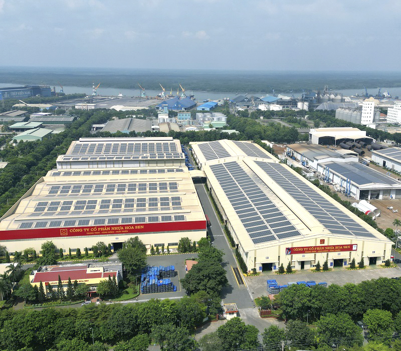 Nhà máy sản xuất ống nhựa Hoa Sen