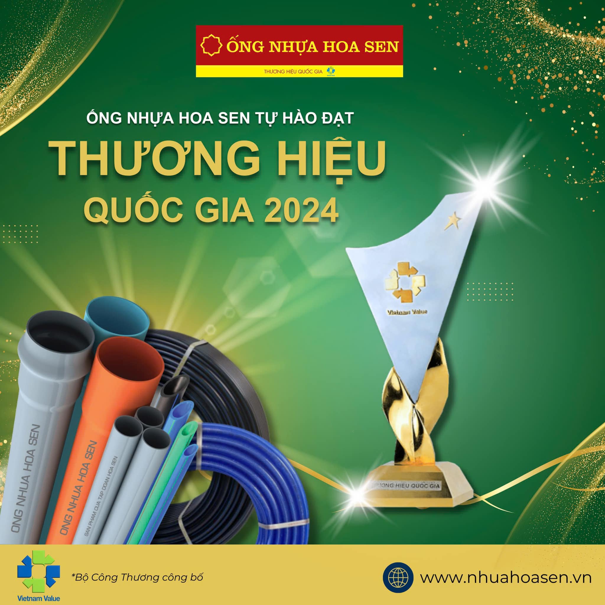 Đạt THƯƠNG HIỆU QUỐC GIA 6 năm liên tiếp