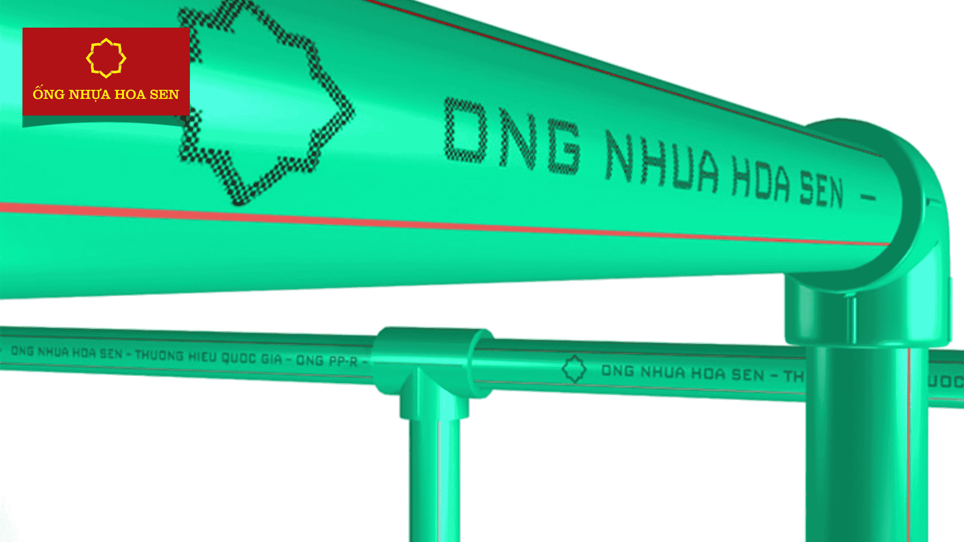 Ống PP-R Hoa Sen chịu nhiệt và chịu lạnh tốt ngoài trời