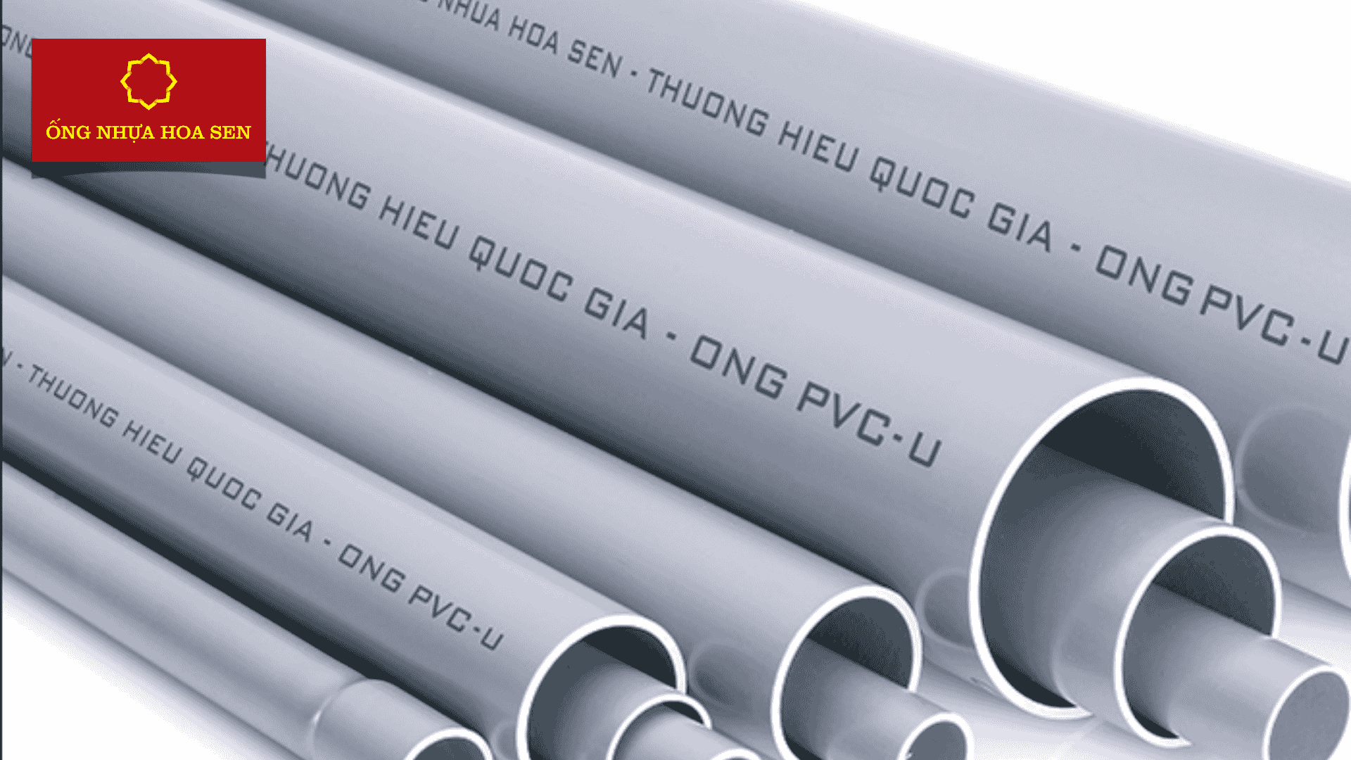 Ống PVC-U Hoa Sen loại dày dùng ngoài trời mùa lạnh