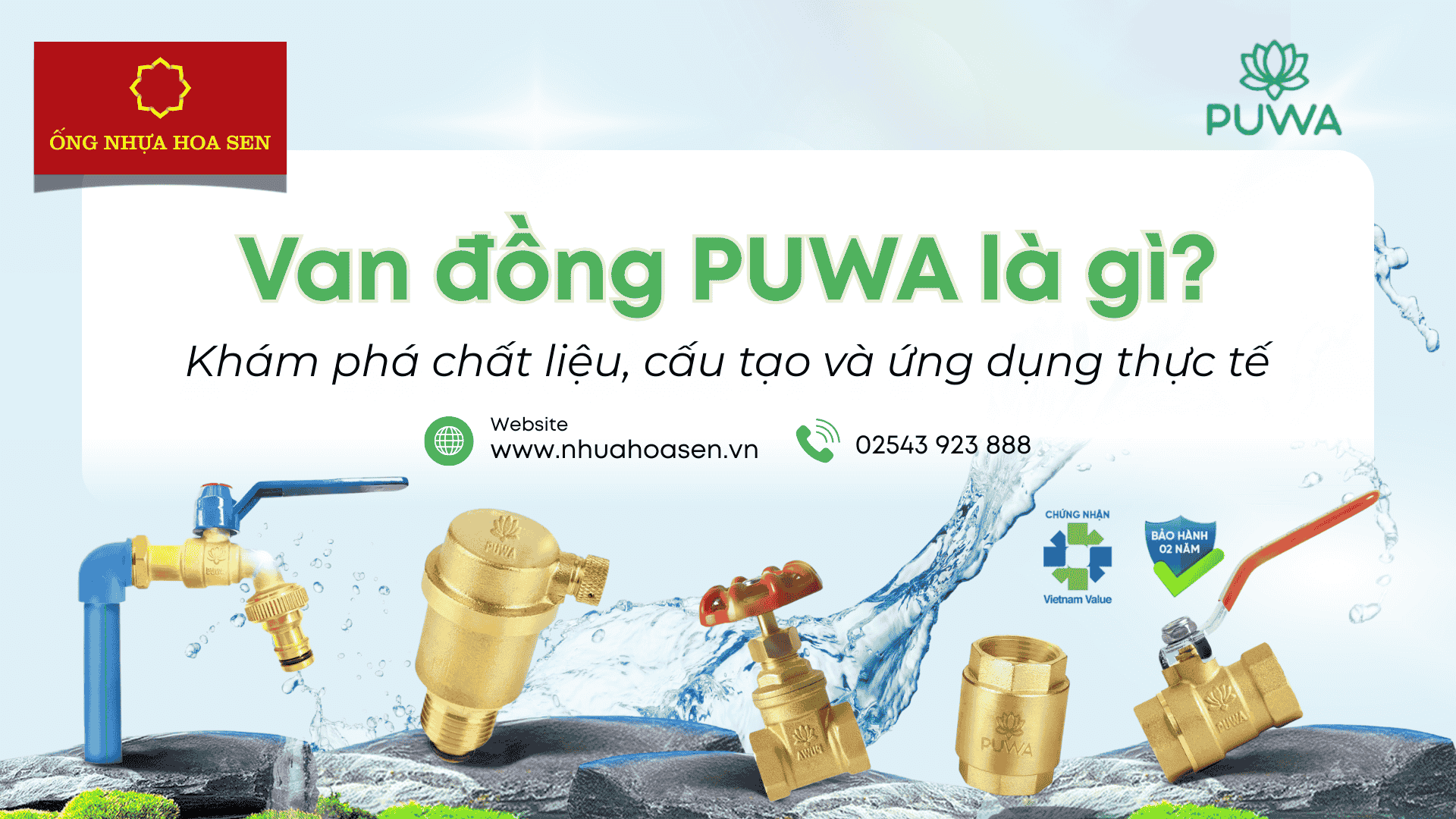 Van đồng PUWA là gì? Khám phá chất liệu, cấu tạo và ứng dụng thực tế