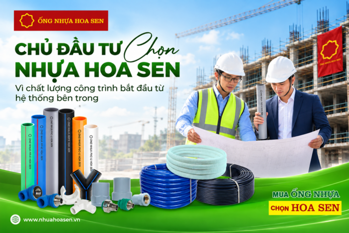 TẠI SAO CHỦ ĐẦU TƯ CHỌN ỐNG NHỰA HOA SEN?