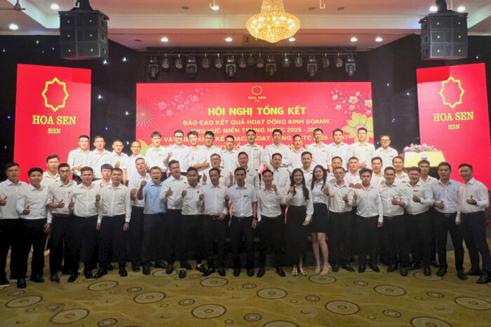 Công ty Cổ phần Nhựa Hoa Sen tổ chức Hội nghị Kinh doanh Miền Trung tại Gia Lai, với sự tham gia của Phòng Kinh doanh Tây Nguyên, Phòng Kinh doanh Dự án Miền Trung - Tây Nguyên và Phòng Kinh doanh Duyên hải Miền Trung